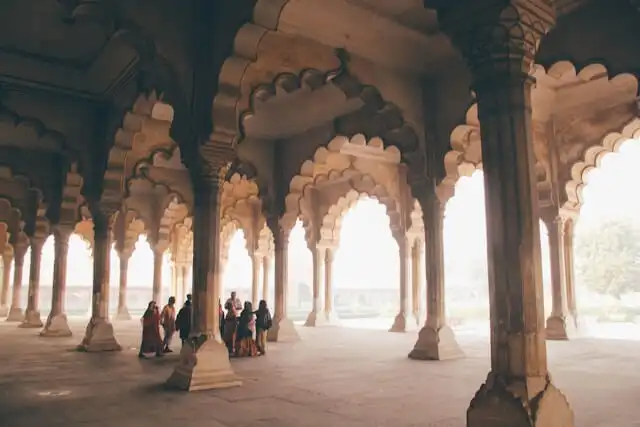 Inside a fort in Rajasthan